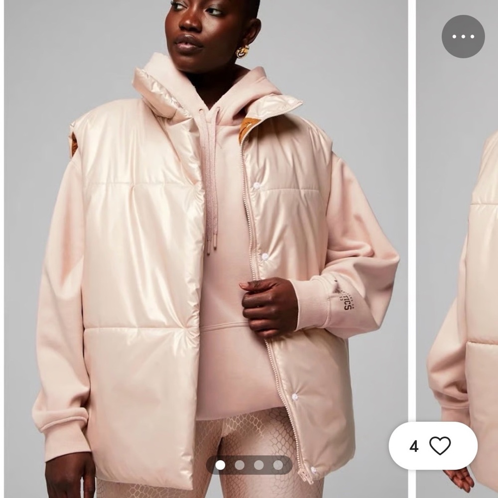 Fabletics Vest in Blush Pink - Women's Jacket